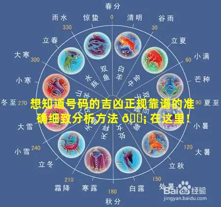 想知道号码的吉凶正规靠谱的准确细致分析方法 🐡 在这里！